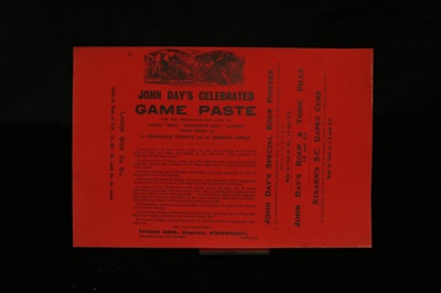 Game Paste Label; John Day; STMEA:1993-2.78c