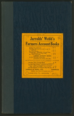 Farm account book; 1936-1949; STMEA:2005-25i