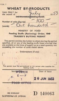 Rationing Coupon; STMEA:1998-46.17.5