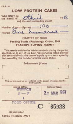 Rationing Coupon; STMEA:1998-46.17.1b