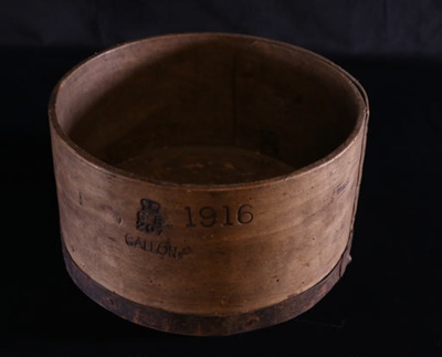 Corn Measure (Gallon); 1916; STMEA:A.1958