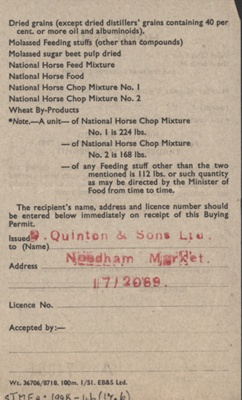 Rationing Coupon; STMEA:1998-46.17.6