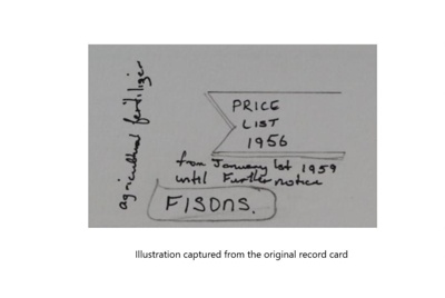 Price List; Fisons Fertilizer Ltd; STMEA:1989-40.103