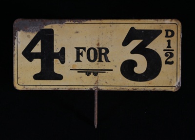 Trade sign; 1900; STMEA:A.5069