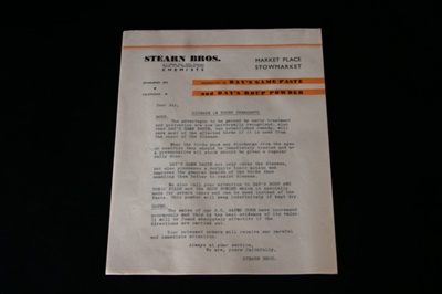 Advertising Letter; John Day; STMEA:1993-2.106b