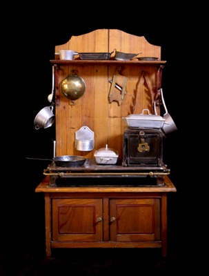 Toy Kitchen Range; Edwardian; STMEA:A.4456