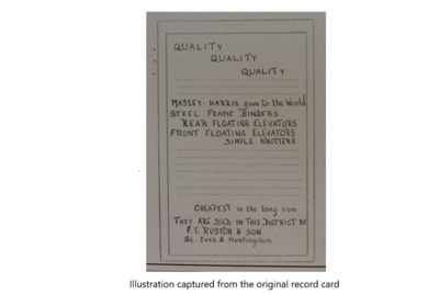 Engineering Advertisement; Massey-Harris Ltd.; STMEA:1991-54.11
