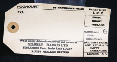 Label - for train transport; STMEA:1994-21.8.2