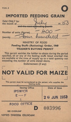 Rationing Coupon; STMEA:1998-46.17.3b