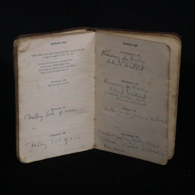 Diary; Pickering & Inglis; STMEA:2021-2