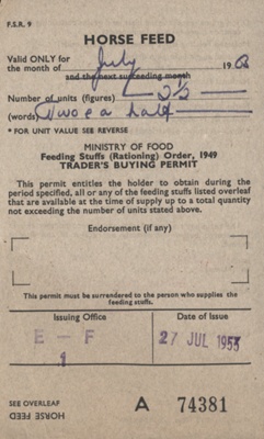 Rationing Coupon; STMEA:1998-46.17.6