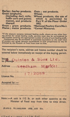 Rationing Coupon; STMEA:1998-46.17.3e