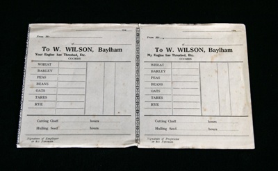 Work sheet - agricultural; c. 1930's-40's; STMEA:83.A.13.2