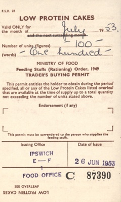 Rationing Coupon; STMEA:1998-46.17.1e