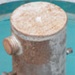 Silver cylindrical container, Water heater; STMEA:82.A.22.5
