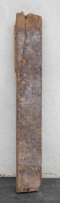 Plank - part of stable stall; Late 19C.; STMEA:82.A.99.6.3