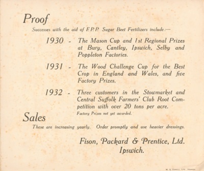 Leaflet & advertising ; 1932-1933; STMEA:1989-40.276