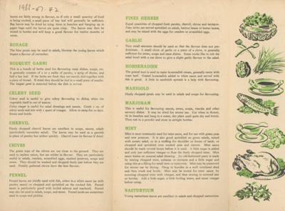 Recipe; Ministry of Food; 1943; STMEA:R.L.4878