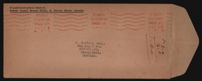 Farm account book; Jack Carter; 1936-1949; STMEA:2005-25a