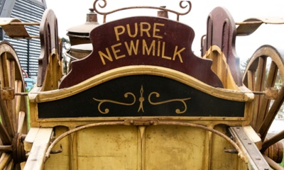 Milk float; Manufactured by Ellwood and Sons, London.; STMEA:1988-34