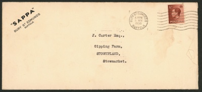 Farm account book; Jack Carter; 1936-1949; STMEA:2005-25c
