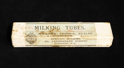 Milking Tube Box; Willows, Francis & Thompson Ltd; 1939; STMEA:A.4078
