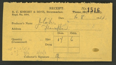 Farm account book; 1936-1949; STMEA:2005-25f