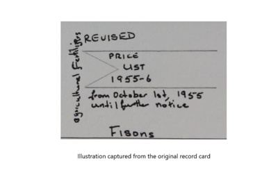 Price List; Fisons Fertilizer Ltd; STMEA:1989-40.86