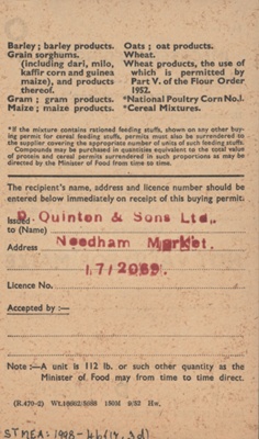 Rationing Coupon; STMEA:1998-46.17.3d