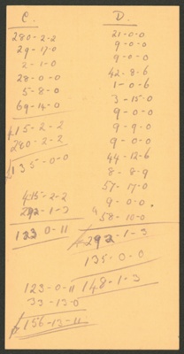 Farm account book; Jack Carter; 1936-1949; STMEA:2005-25c