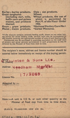 Rationing Coupon; STMEA:1998-46.17.3b