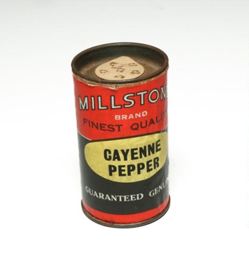 Pepper tin; c.1940; STMEA:1991-32.5