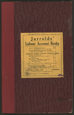 Farm account book; 1936-1949; STMEA:2005-25g