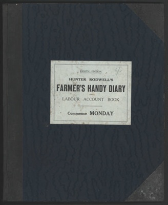 Farm account book; Jack Carter; 1936-1949; STMEA:2005-25b