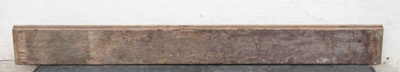 Plank -  part of stable stall; c. late 19c.; STMEA:82.A.99.6.14