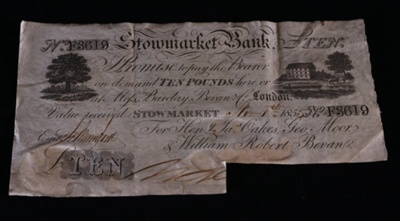 Banknote £10; 1855; STMEA:1995-8.12