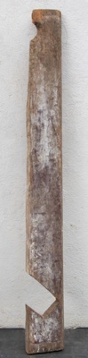 Plank - part of stable stall; Late 19c.; STMEA:82.A.99.6.23
