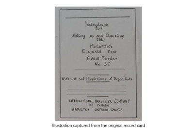 Instructions Booklet; International Harvester Co. Ltd.; STMEA:1992-10