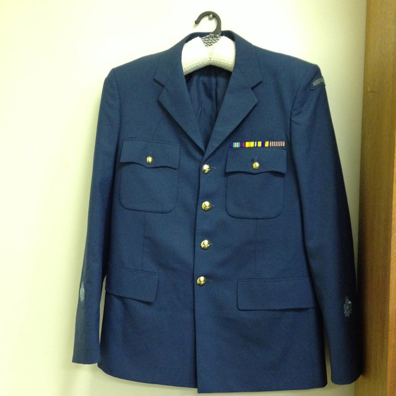 RAAF Dress Uniform including Pants, Jacket, Tie and Medal Bar and