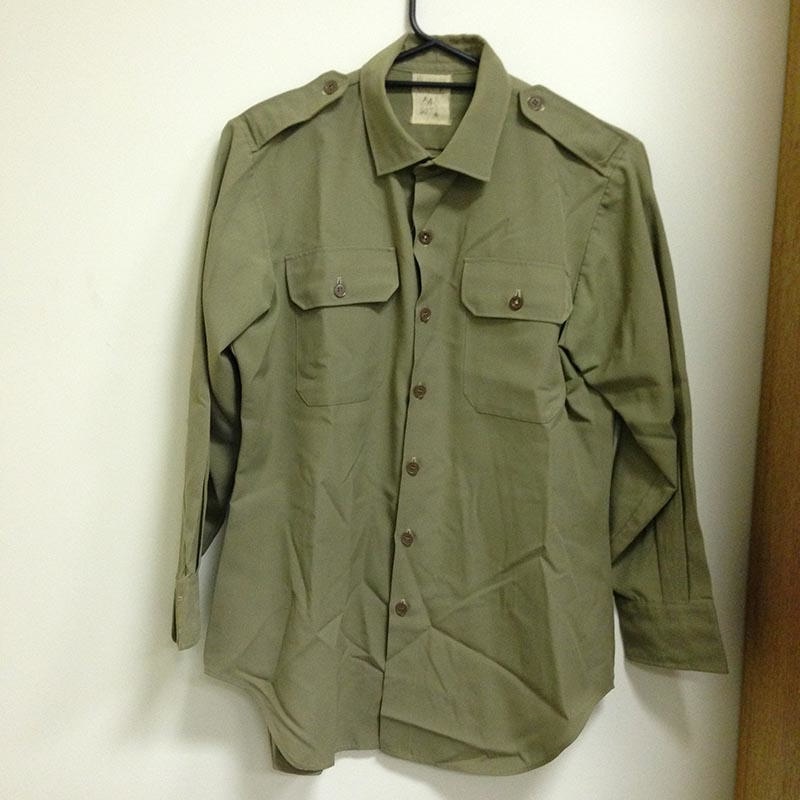 RAAF Green Shirt; Commonwealth Government Clothing Factory; TAM2014.90 ...