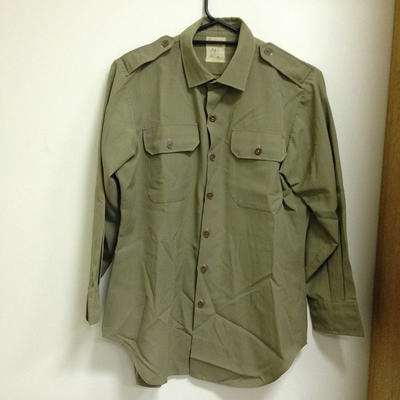 RAAF Green Shirt; Commonwealth Government Clothing Factory; TAM2014.90 ...