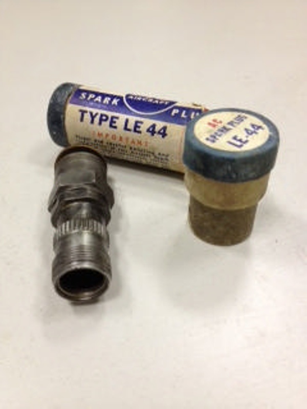 Aircraft Spark Plug Type LE 44 and packaging; AC Spark Plug Division