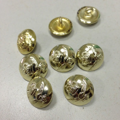 Brass RAAF uniform buttons with RAAF wings and Crown (8); Stokes ...