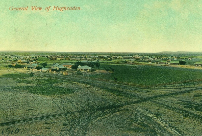Aerial view of Hughenden; Unidentified; 2012140 eHive