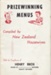 Cookery Book, Prizewinning Menus; Henry Brothers, Butchers; 1965; MT2012.88.5
