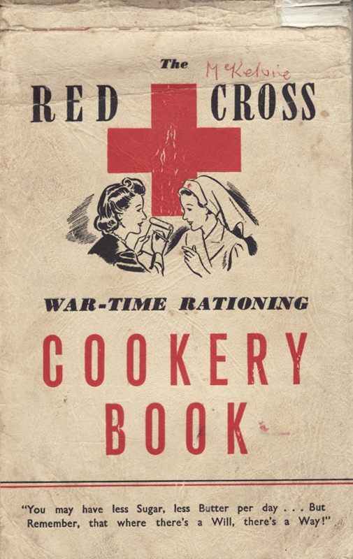 Cookery Book Red Cross War Time Rationing Red Cross