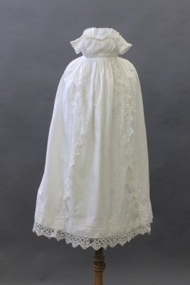 Christening Gown, Muir Family; White, Martha (Mrs) (nee Kerr); c.1909; MT2012.6