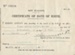 Birth Certificate [Geoffrey Quilter]; New Zealand Government; 17.12.1940; MT2015.20.77