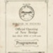 Programme, Mataura Bridge official opening, 1939; Mataura Borough Council; 1939; MT2012.14.1