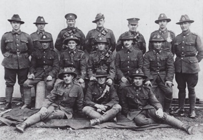 Photograph [John McGregor Grierson and troops]; unknown photographer; 1914-1918; MT2011.185.287